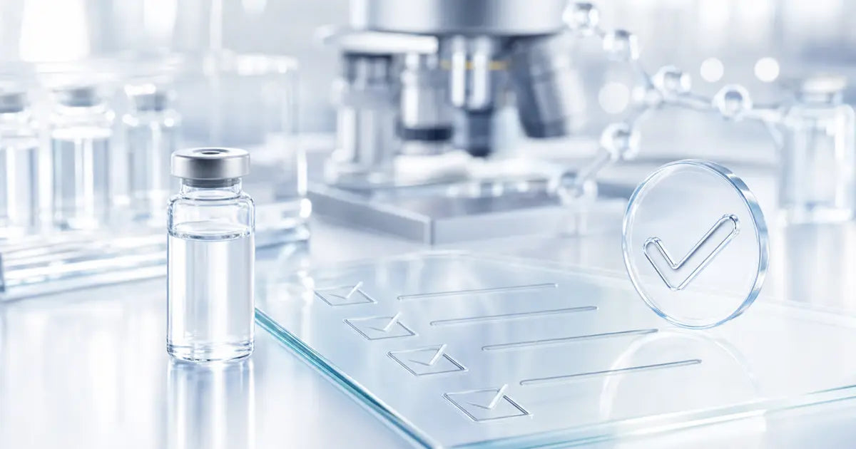 Drittlabor-Test für Peptide mit Qualitätsprüfung und Laborvial